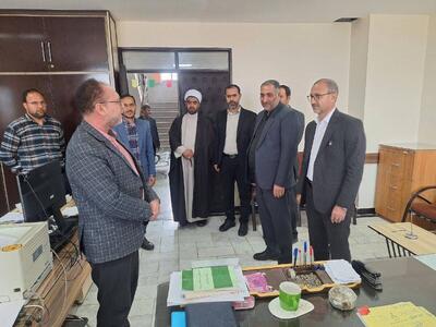  رئیس‌کل دادگستری خراسان جنوبی از دادگستری بشرویه بازدید کرد