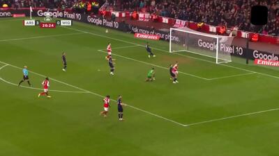  ویدیو: گل چهارم آرسنال به ویگان توسط گابریل ژسوس - پارس فوتبال