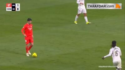  گل میکل اویارزابال به رئال مادرید از روی نقطه پنالتی (رئال مادرید 1-1 رئال سوسیداد) - پارس فوتبال
