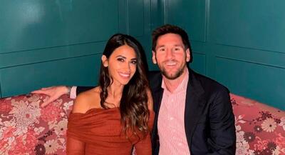  هدیه ولنتاین لیونل مسی به آنتونلا / عکس - پارس فوتبال