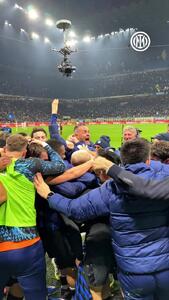  ویدئو: گل دقیقه نود و شادی بی‌ امان بازیکنان اینتر - پارس فوتبال