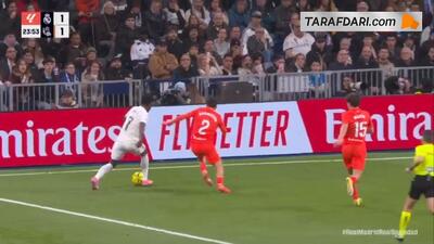  گل وینیسیوس جونیور به رئال سوسیداد از روی نقطه پنالتی (رئال مادرید 2-1 رئال سوسیداد) - پارس فوتبال