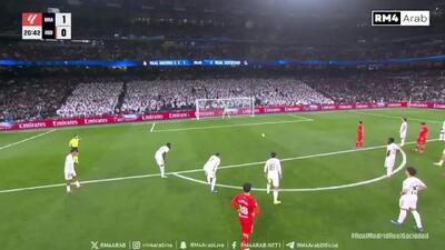  ویدیو: گل اول رئال سوسیداد به رئال مادرید توسط میکل اویارزابال - پارس فوتبال