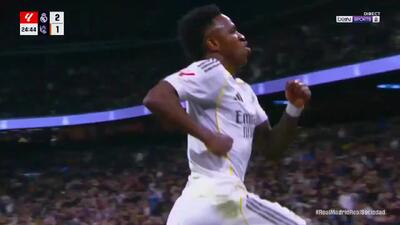  ویدیو: گل دوم رئال مادرید به رئال سوسیداد توسط وینیسیوس جونیور - پارس فوتبال