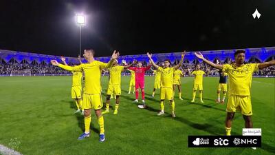  ویدئو: ذوق‌ رونالدو و یارانش از بنرهای حماسی هواداران النصر - پارس فوتبال