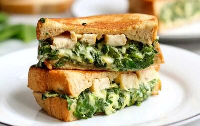  طرز تهیه ساندویچ اسفناج و گردو؛ انتخابی مقوی برای وعده‌ای سبک