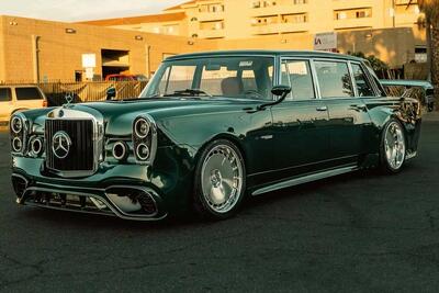  تبدیل مرسدس ۶۰۰ کلاسیک به لیموزین عجیبی با نیروگاه مدرن AMG! - پدال