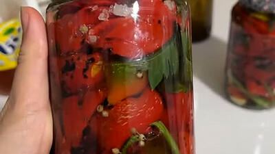  طرز تهیه ترشی فلفل تند / فیلم