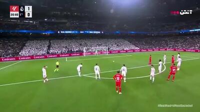  گل اول سوسیداد به رئال مادرید+ ویدئو