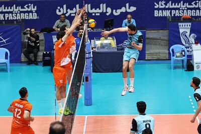  نتایج کامل هفته هفدهم لیگ برتر والیبال مردان / صعود یک پله‌ای مس و پیکان