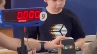  دانش‌آموز نه ساله لهستانی، تئودور زایدر، با حل مکعب روبیک در 2.766 ثانیه، رکورد جهانی ثبت کرد