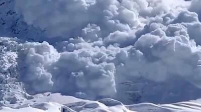  لحظات یک بهمن عظیم در ارتفاعات هیمالیا