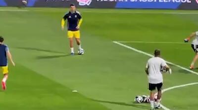  لحظه پایان قهر کریستیانو رونالدو