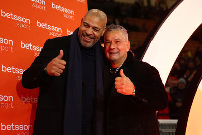  ملاقات آدریانو، روبرتو باجو و خولیو کروز در ورزشگاه و تقدیر از روبرتو باجو پیش از بازی اینتر و یوونتوس