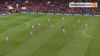  گل کرتیس جونز به برایتون (لیورپول 1-0 برایتون)