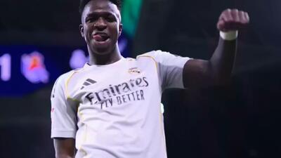  گل دوم رئال مادرید به رئال سوسیداد (وینیسیوس)