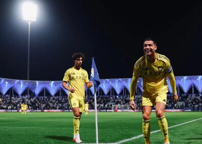  رونالدو گل زد، النصر در یک قدمی الهلال ماند