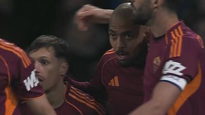  گل اول رم به ناپولی (مالن)