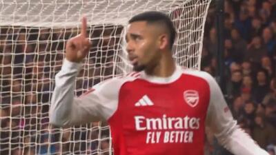  گل چهارم آرسنال به ویگان (ژسوس)