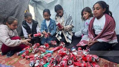  ابتکار کودکان غزه برای استقبال از ماه رمضان