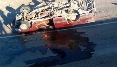  برخورد ۲ وانت حامل اتباع افغانستانی، ۴ کشته و ۲۱ مصدوم بر جا گذاشت