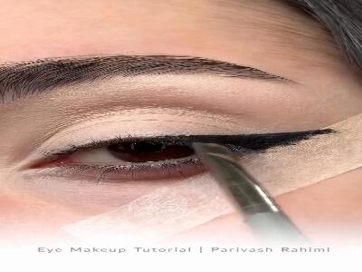  آرایش چشم طبیعی و درشت