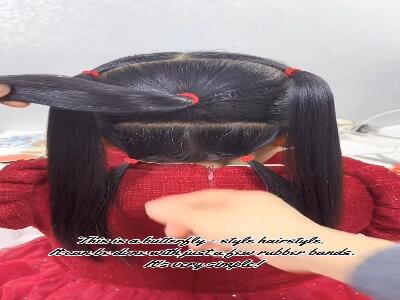  آموزش مدل موی ساده و زیبا