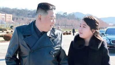  کیم جونگ اون و دخترش در حال افتتاح یک خیابان مهم