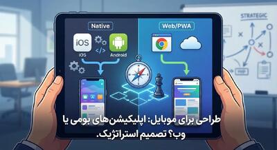  طراحی برای موبایل: اپلیکیشن‌های بومی یا وب؟ تصمیم استراتژیک