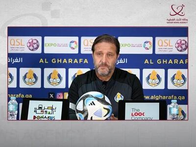  سرمربی الغرافه: با تمام توان برای شکست تراکتور به میدان می‌رویم