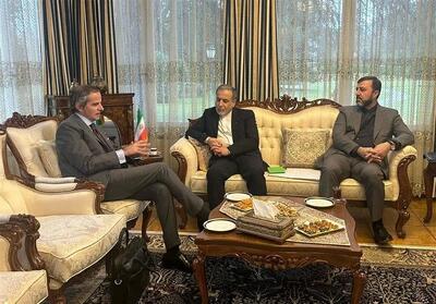  گروسی: مذاکرات فنی عمیقی با عراقچی داشتم