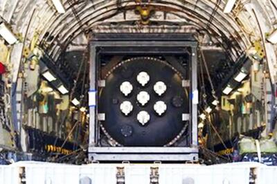  اولین انتقال هوایی رآکتور هسته‌ای انجام شد