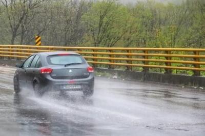  بارش برف و باران در ۴ استان و ترافیک نیمه‌سنگین در ۴ محور منتهی به تهران/ انسداد ۹ محور در کشور