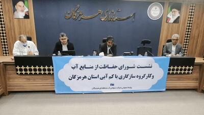  تضمین عرضه پایدار آب به صنایع هرمزگان با قیمت مناسب