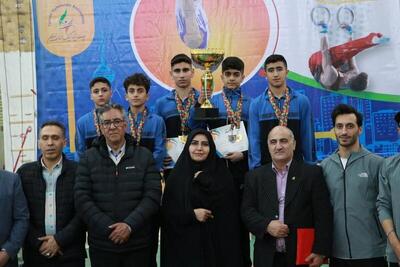   پایان رقابت های ژیمناستیک هنری المپیاد استعداد‌های کشور با قهرمانی مازندران