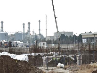  بتن‌ریزی پروژه کولینگ هیبریدی در پتروشیمی تبریز