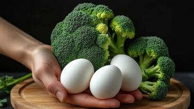  دستور پخت آسان کلم بروکلی و تخم مرغ - آماده در ۱۵ دقیقه!