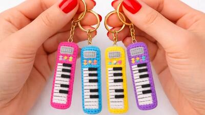  آموزش جا کلیدی کیبورد قلاب بافی/ ترند، جذاب و پرفروش