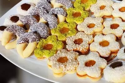  شیرینی مربایی، شیرینی نعلی و شیرینی الماسی فقط با یک خمیر جادویی !