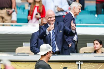  رئیس فیفا تابعیت لبنانی گرفت