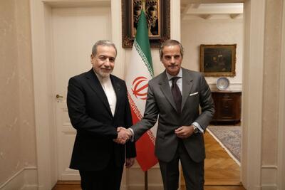  مطرح کردن نقطه نظرات فنی ایران در رابطه با مذاکرات تهران و واشنگتن در دیدار عراقچی و گروسی