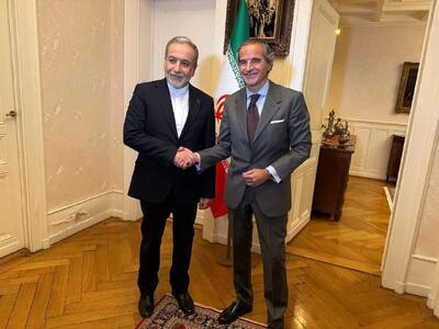  آغاز دیدار عراقچی و گروسی در ژنو