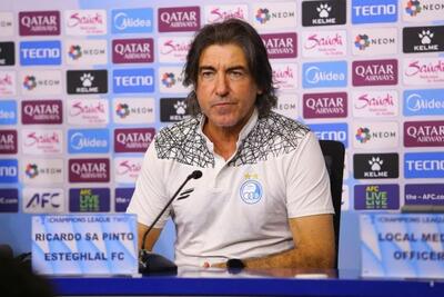  ساپینتو: نمی‌دانم چرا گل ما قبول نشد/ جنگنده هستیم و تسلیم نمی‌شویم