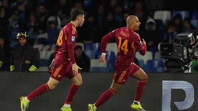  گل دوم رم به ناپولی (دبل مالن)