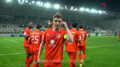  گل دوم الدحیل به الشرطه (بنجامین بوریگاد)