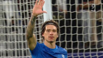  گل اول الهلال به الوحده (داروین نونیز)