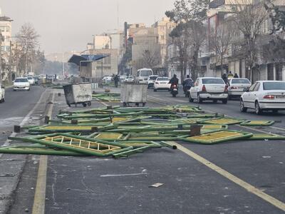  از آتش افروزی تا بازسازی در تهران