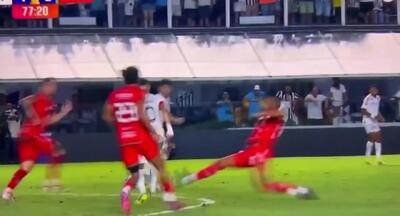  ویدئو: مصدومیت دوباره نیمار در بازگشت به سانتوس