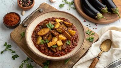  واویشکا بادمجان با گوشت چرخ‌کرده + روش تهیه