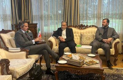  گروسی پس از دیدار با عراقچی در ژنو چه گفت؟ + عکس